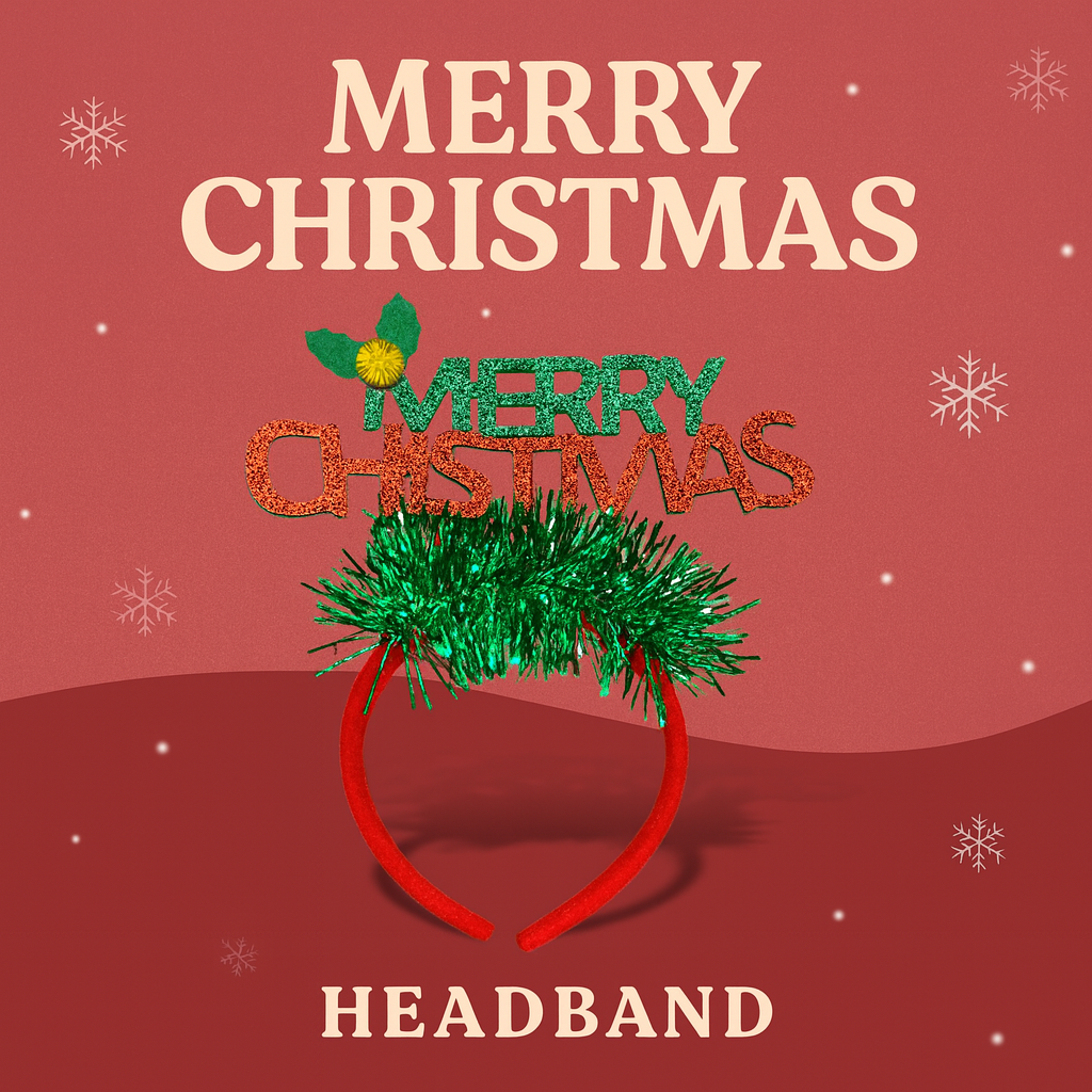 VINCHA MERRY CHRISTMAS JBL-F05