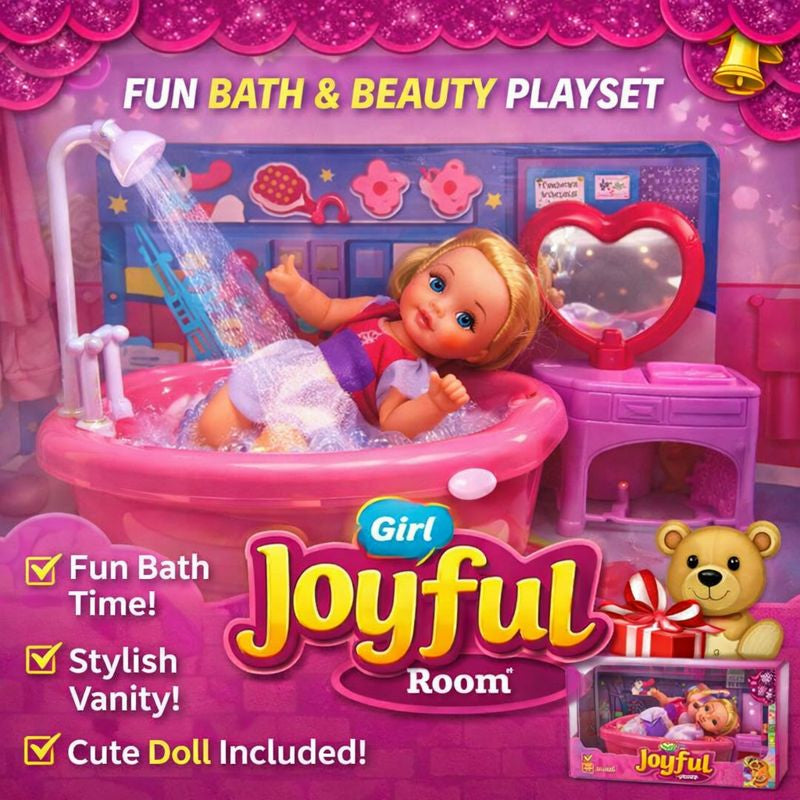 MUNECA CON ACC DE BANO 22244