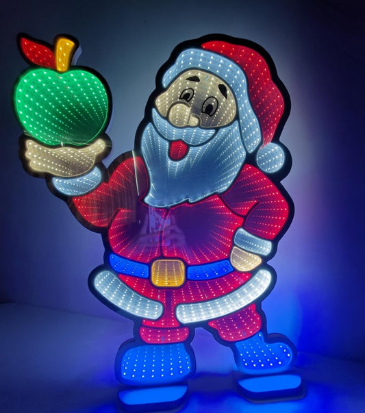 PAPA NOEL CON MANZANA 60X46 SY-8