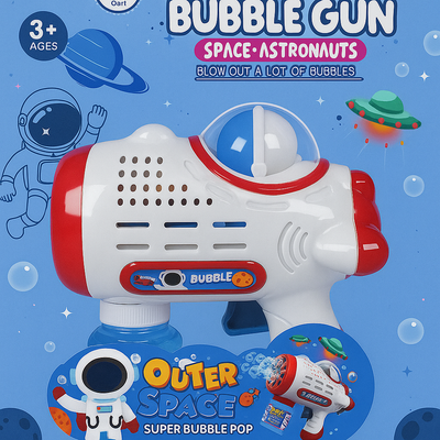 BUBBLE GUN SPACE ASTRONAUTS OUTER