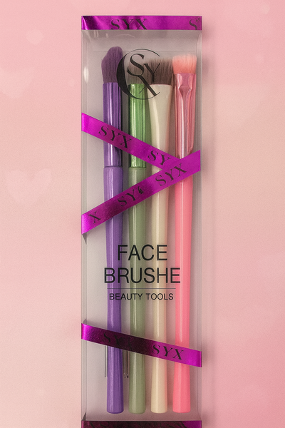 SYX FACE BRUSHE BROCHA X4 5707-08