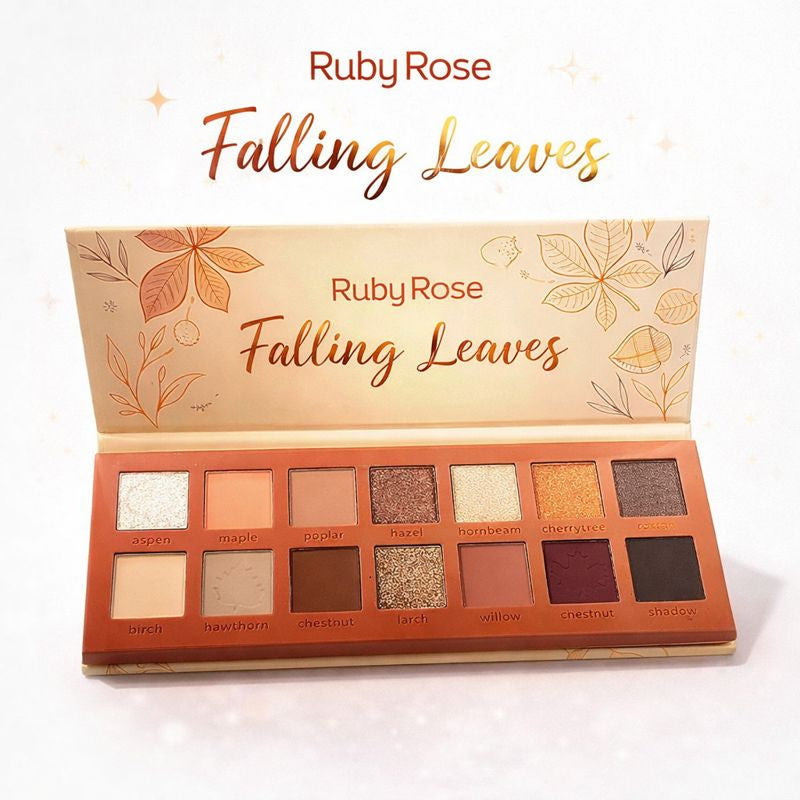 PALETA DE SOMBRAS FALLING LEAVES RUBYROSE HB-F539