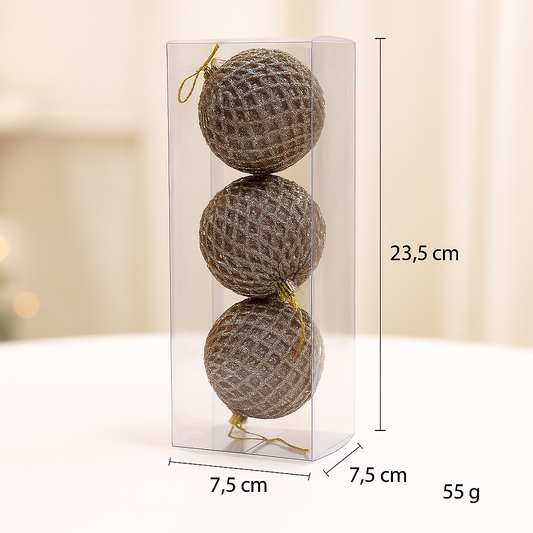 PELOTA X3 DECO NAVIDAD JBL-AD1268