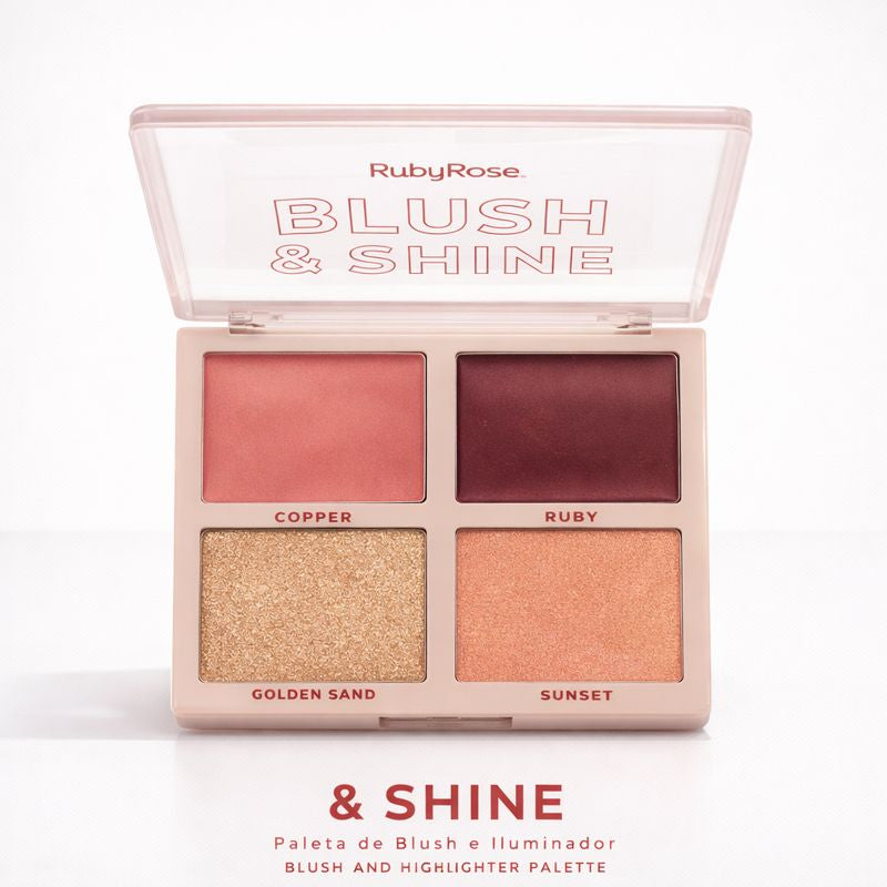 RUBY ROSE BLUSH SHINE HB-M1001-2