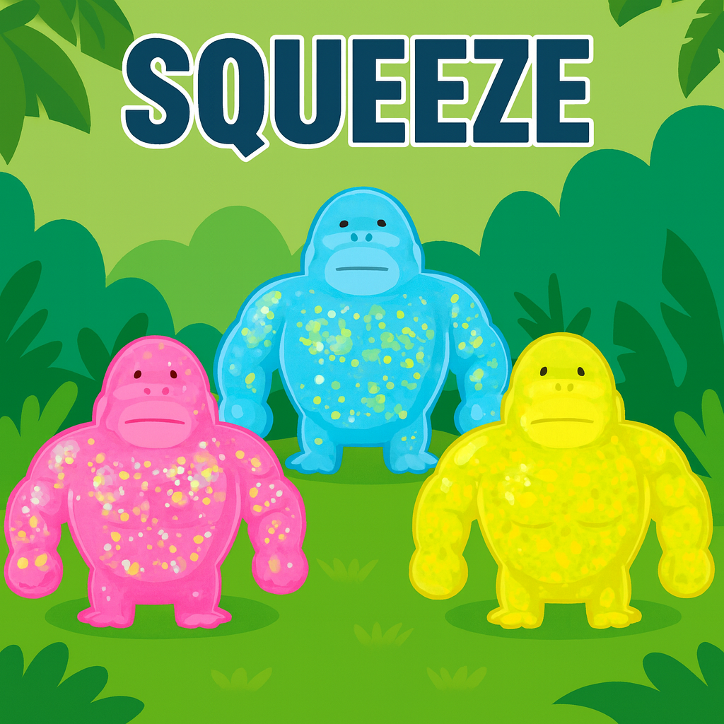 SQUISHY TOY GORILA COLORIDO 2799-41