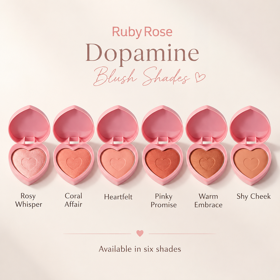 RUBOR RUBY ROSE DOPA MINE SHY CHEEKS HB-F1002