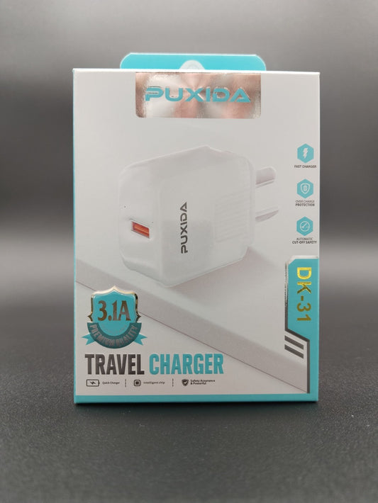 TRAVEL CHARGER 3.1A PUXIDA DK-31