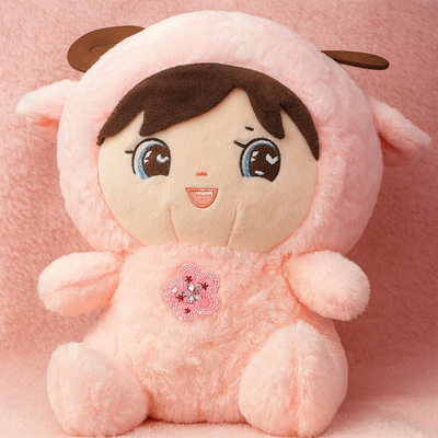 PELUCHE NINA OVEJA 23CM 2062-9