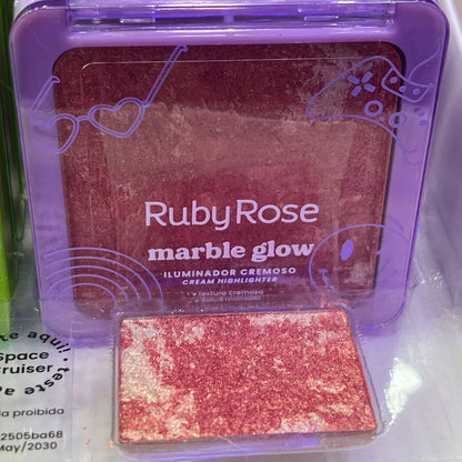ILUMINADOR CREMOSO MARBLE GLOW RUBYROSE RR-F860