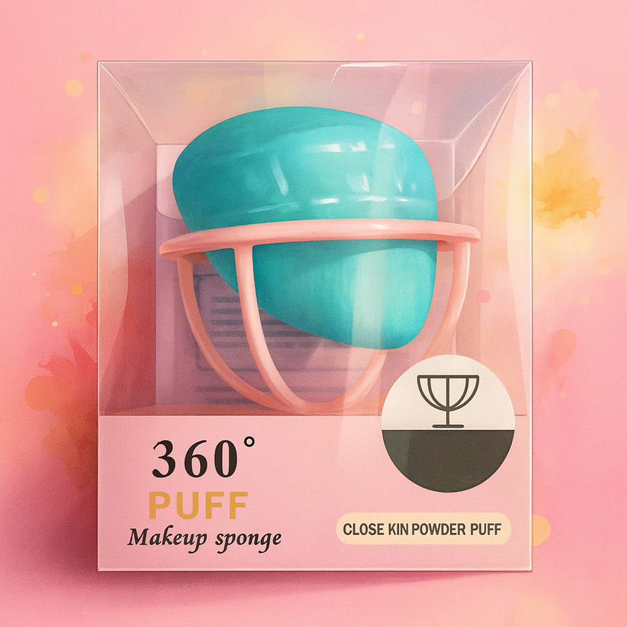 POWDER PUFF ESPONJA CON SOPORTE 5707-39
