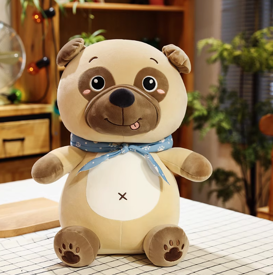MUNECO PERRO CON BUFANDA TY44 STF-014