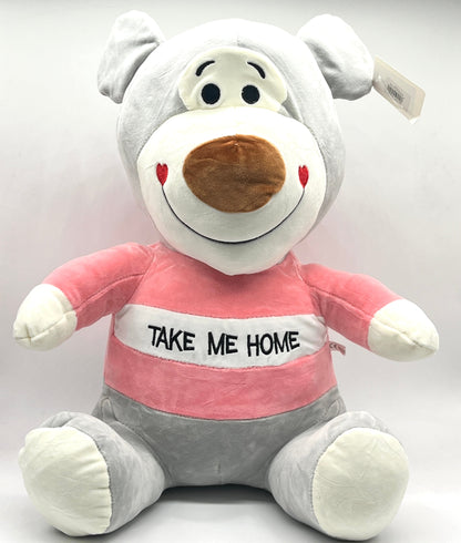 MUNECO PERRO TAKE ME HOME TY80