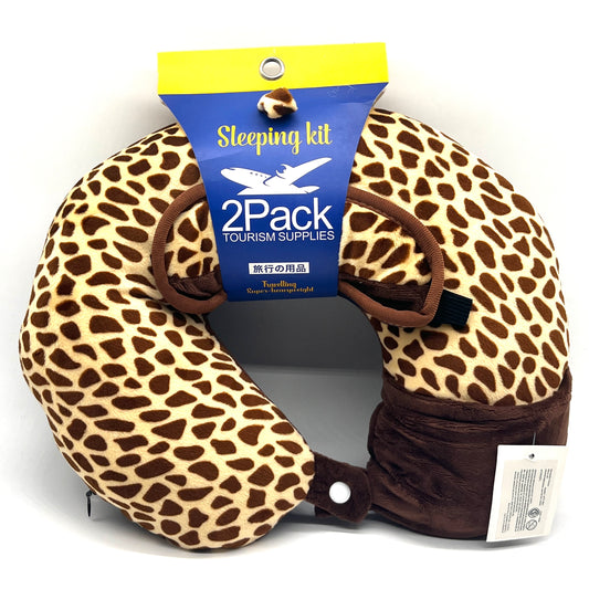 ALMOHADA DE VIAJE CON CUBRE OJO STT-001 TY97