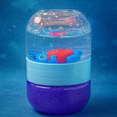 SQUEEZE GLITTER CAPSULA STITCH 24064 SLIME