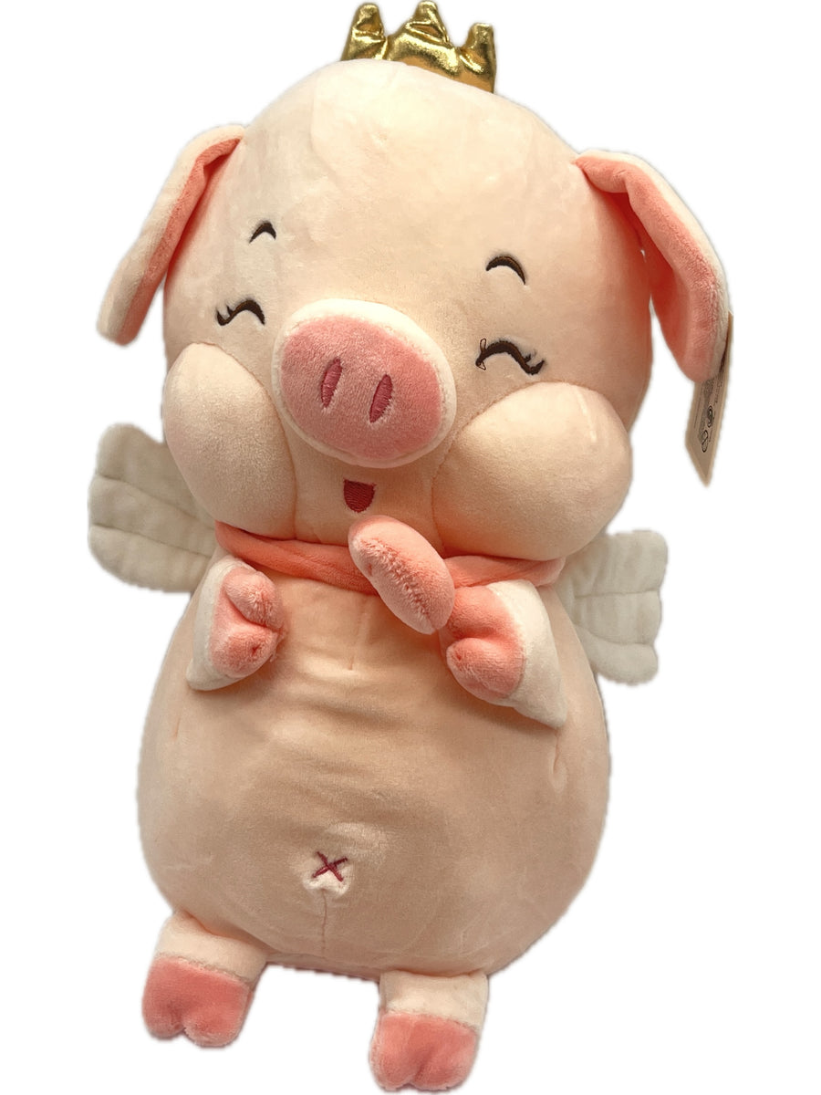 MUNECO CHANCHITO CON CORONA STF-028 WA228 PELUCHE