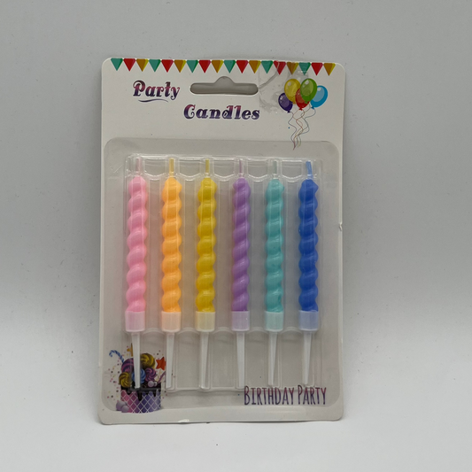 VELAS COMPLEANOS ESPIRAL JK234