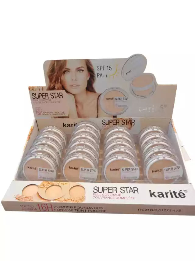 POLVO COMPACTO KARITE SUPER STAR 81272-47B MJ40