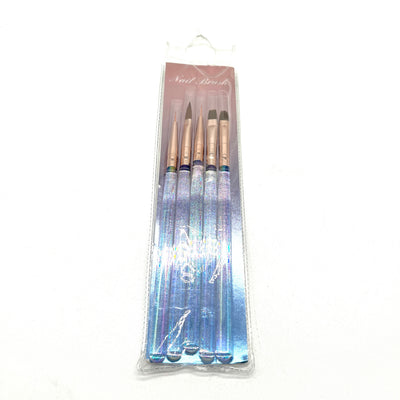 SET X5 ACRILICO LINER Y GEL NAIL BRUSH AF-2266