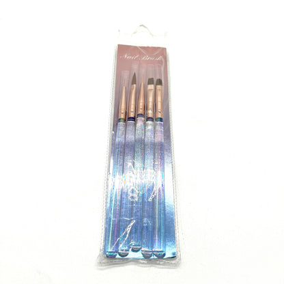 SET X5 ACRILICO LINER Y GEL NAIL BRUSH AF-2266