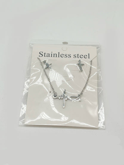 ARITOS Y COLLAR STAINLESS STEEL AF-12157