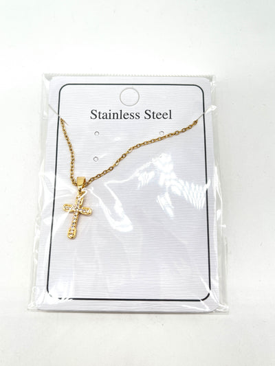 COLLAR CRUZ STAINLESS STEEL AF-13003