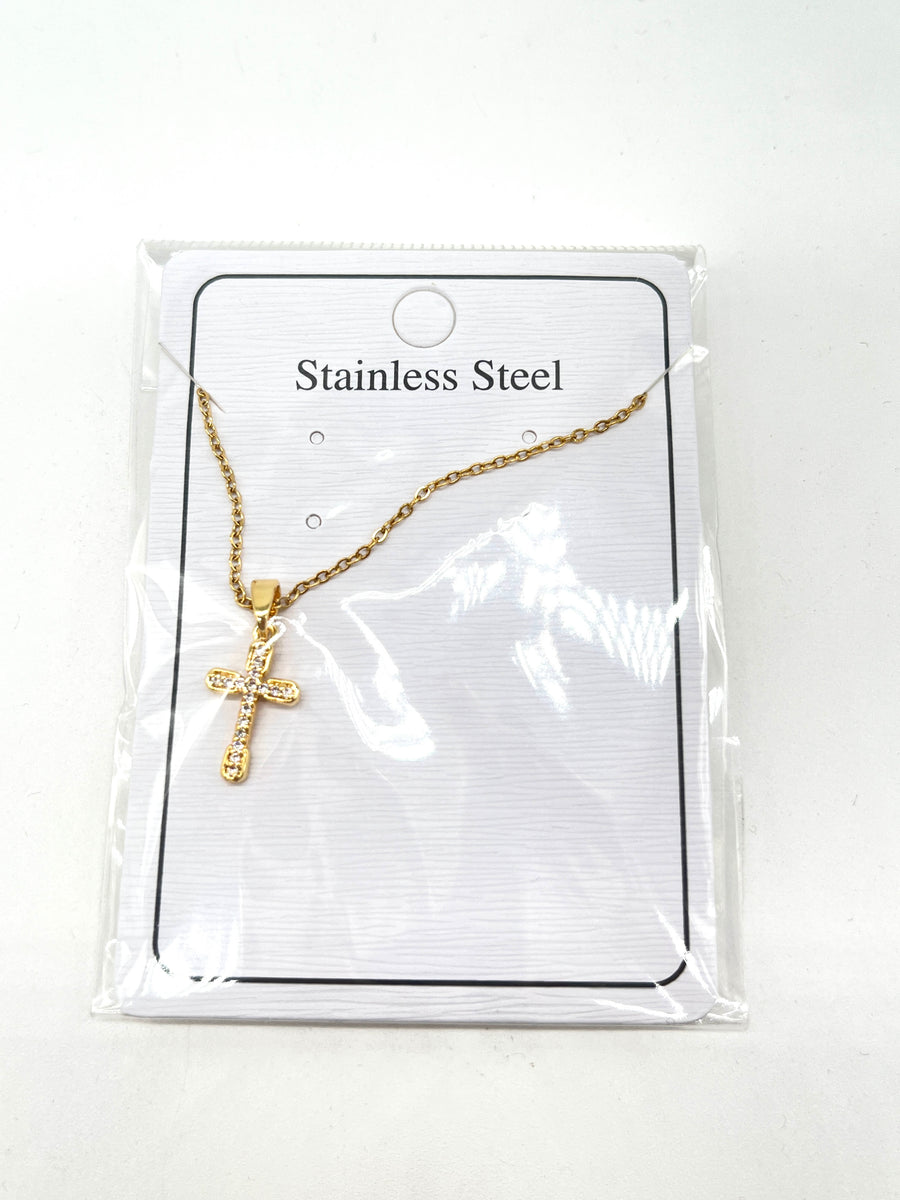 COLLAR CRUZ STAINLESS STEEL AF-13003