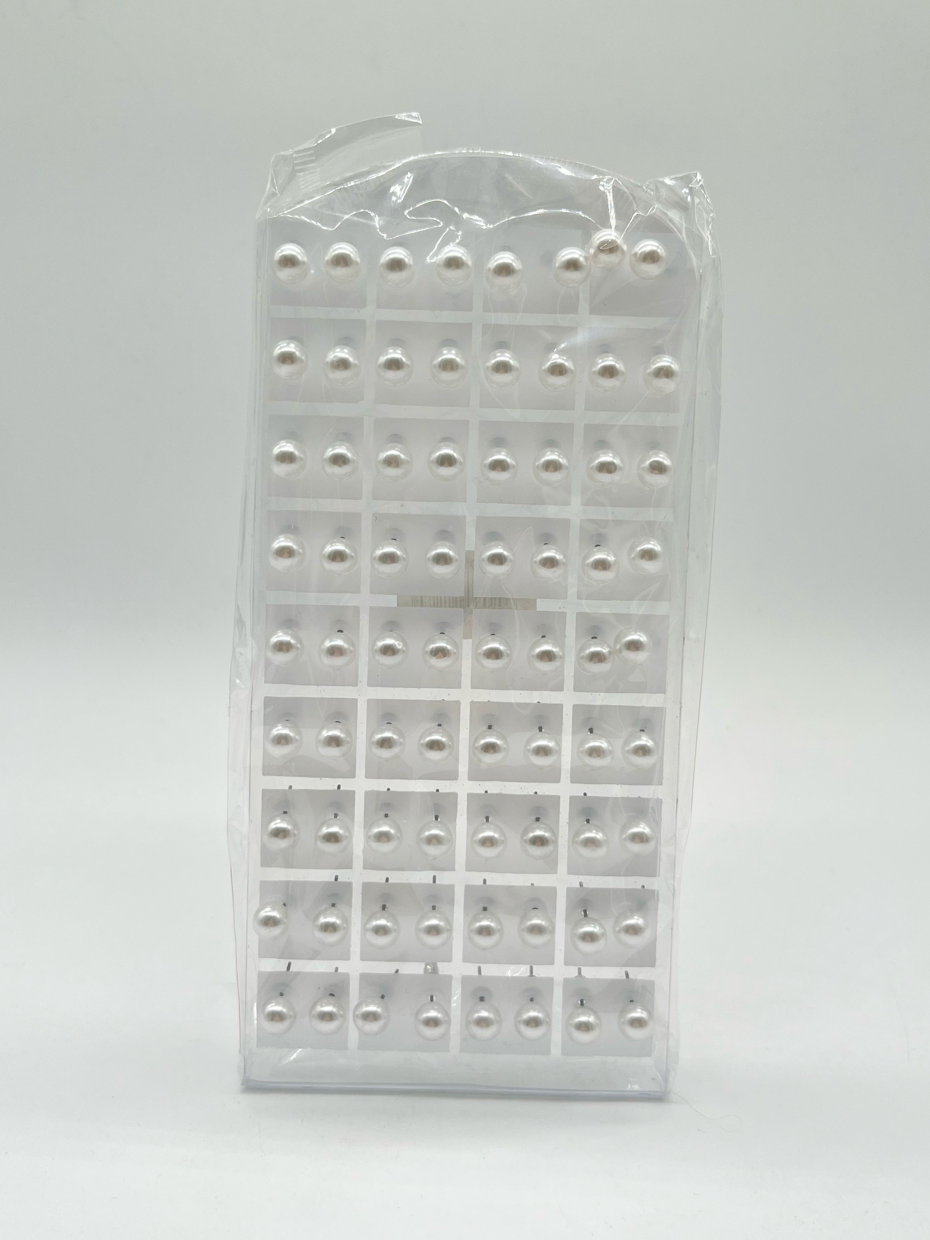 36 PARES DE ARITOS PERLA AF-12127