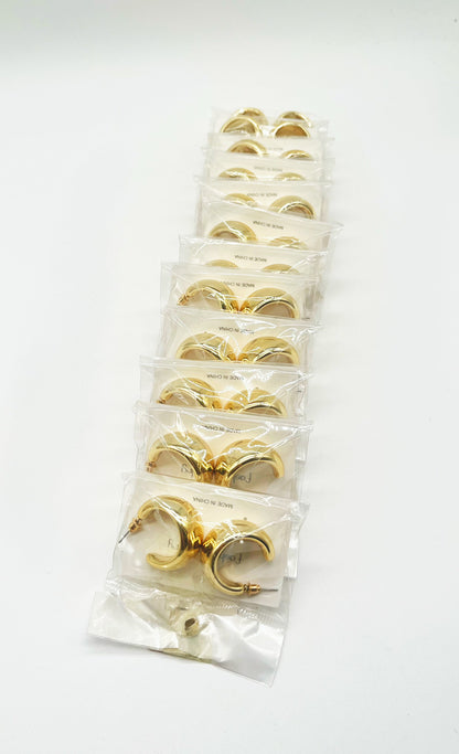 TIRA DE 12 ARITOS FASHION JEWELRY AF-12823