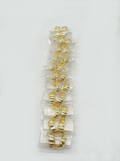 TIRA DE 12 ARITOS FASHION JEWELRY AF-12823 一包