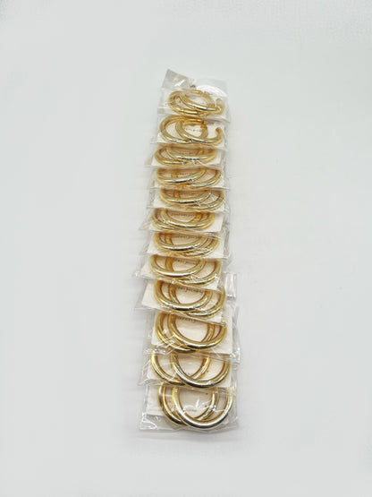 TIRA DE 12 ARITOS FASHION JEWELRY AF-12823