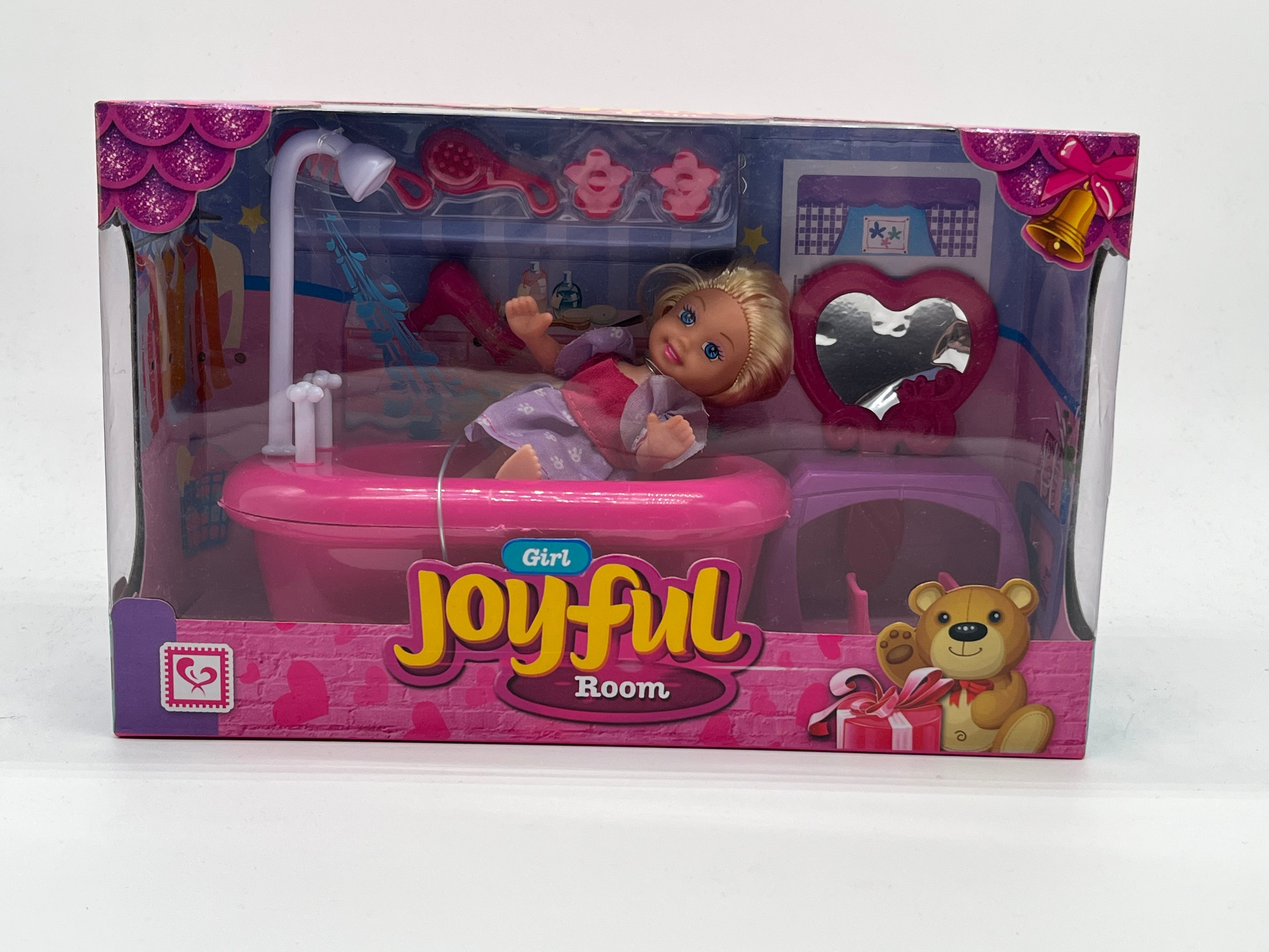 MUNECA CON ACC DE BANO 22244