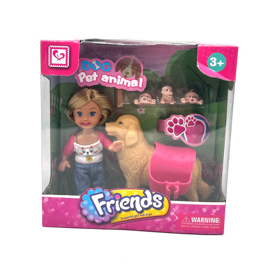 MUNECA CON MASCOTA FRIENDS 22247