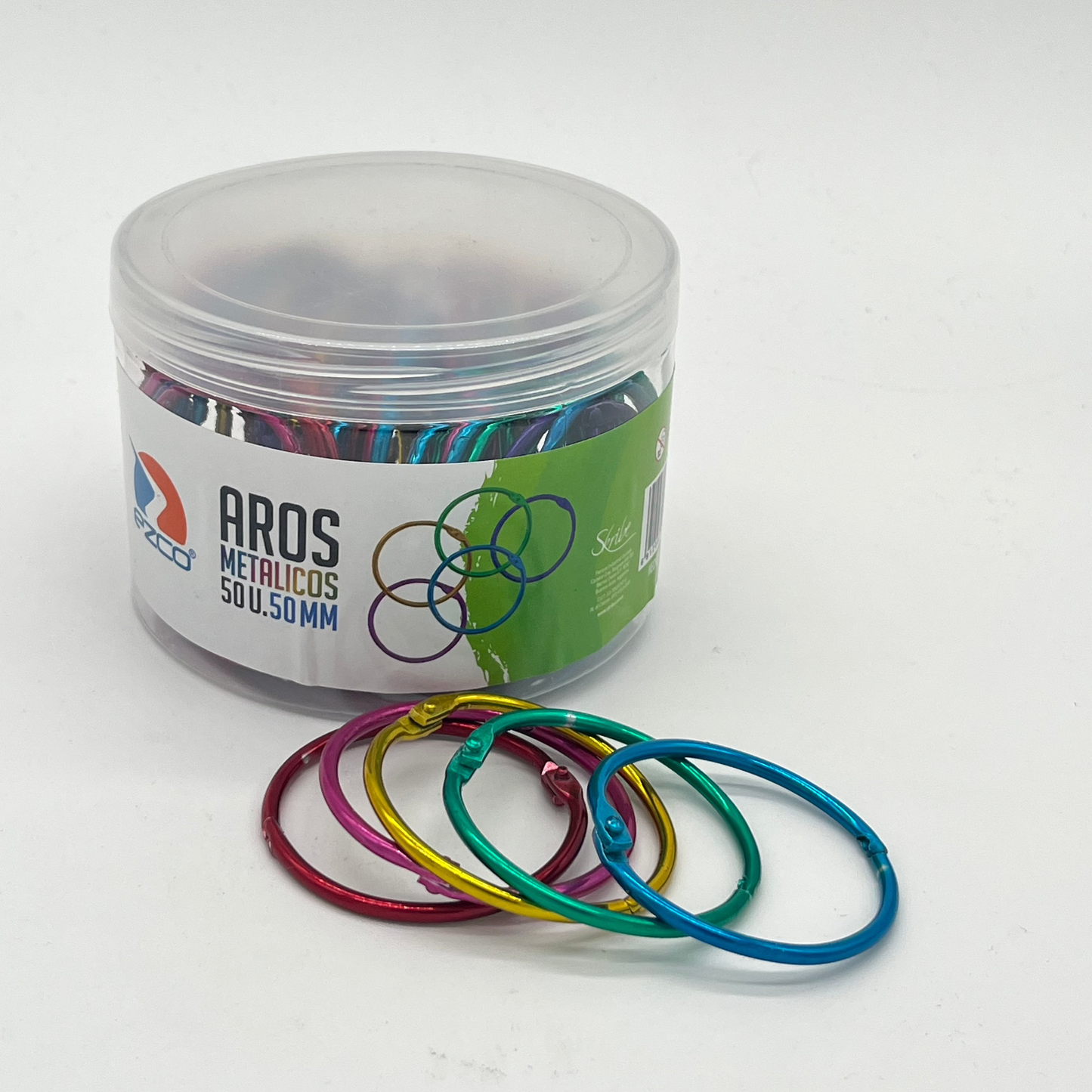 AROS METALICOS COLOR 50MM X50 10002