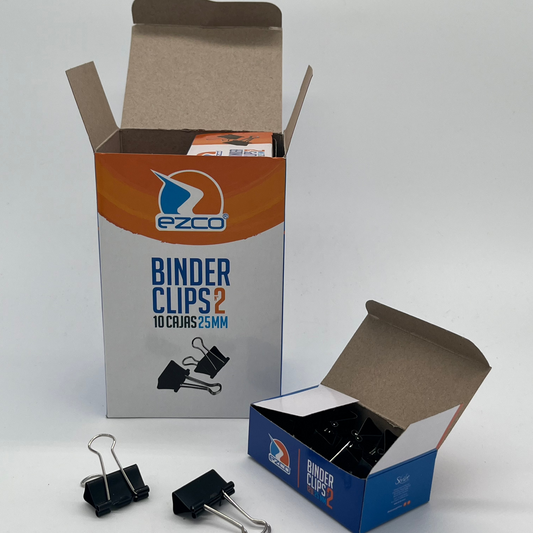 BINDER CLIPS N2 25MM X10CJ