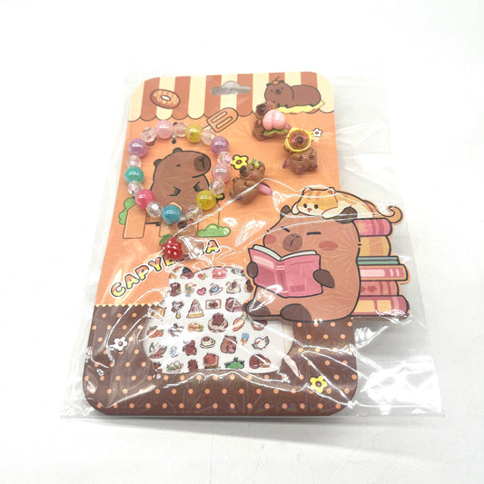 ADORNO Y ANILLO CAPYBARA KD41