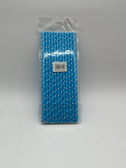 SORBETES DE PAPEL CON DISENO JK402