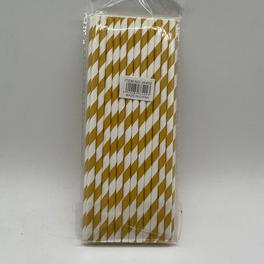SORBETES DE PAPEL CON DISENO JK402