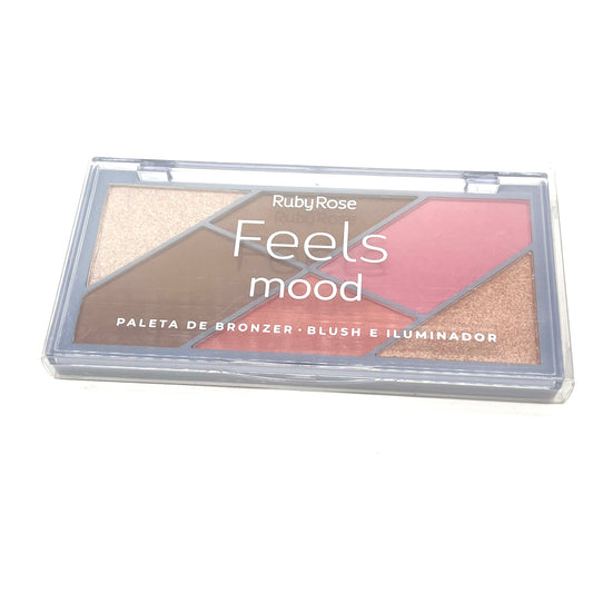 PALETA 3IN1 FEELS MOOD RUBYROSE HB-7528