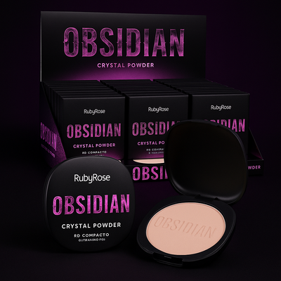 POLVO COMPACTO OBSIDIAN HB-1800