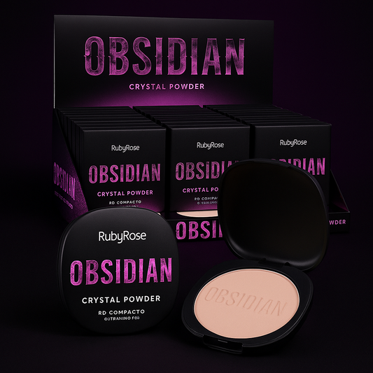 POLVO COMPACTO OBSIDIAN HB-1800