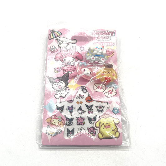 ANILLO X3 CON STICKER KUROMI KD22
