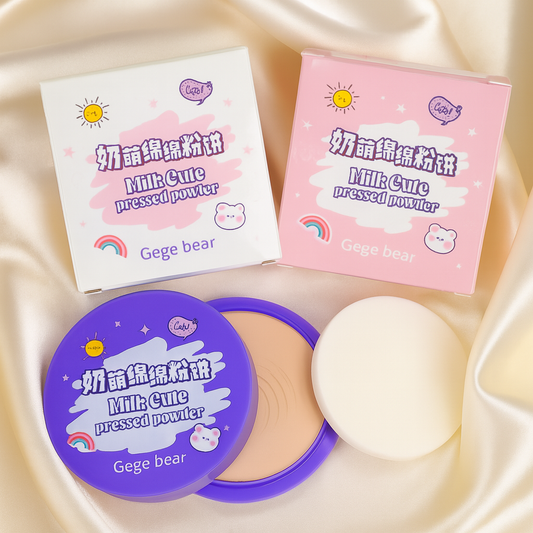 GEGE BEAR MILK CUTE PRESSED POWDER GX1043