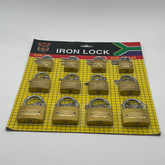 CANDADO BLISTER X12 IRON LOCK XHN207 12000