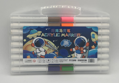 ACRYLIC MARKER 36COLOR 丙烯马克笔 KB150