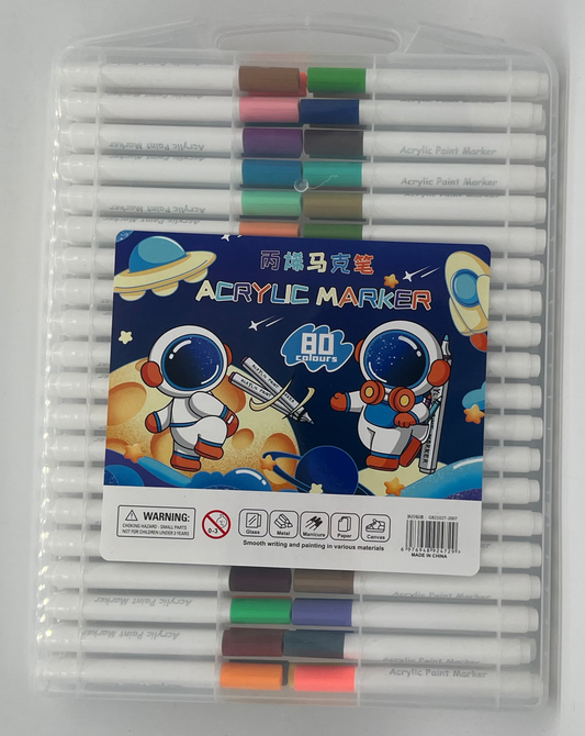 ACRYLIC MARKER 80COLOR KB246