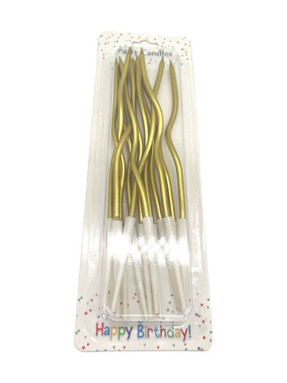 VELAS DE CUMPLE.CON DISENO CURVO X12 JK224/416