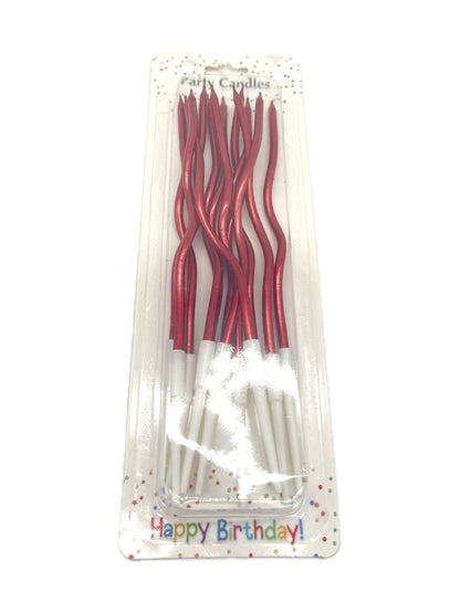 VELAS DE CUMPLE.CON DISENO CURVO X12 JK224/416