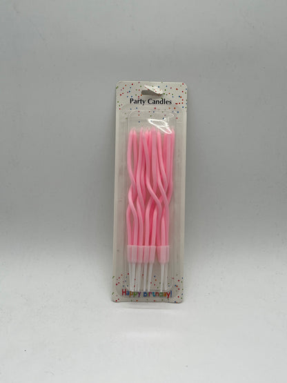 VELAS DE CUMPLE.CON DISENO CURVO X12 JK224/416