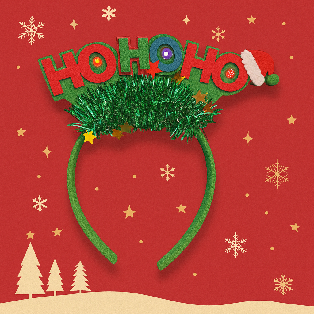 VINCHA DE NAVIDAD HOHOHO JBL-F04