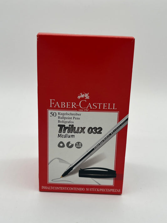 BOLIGRAFO X50 TRILUX 032 FABER-CASTEL NEGRO